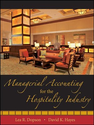 cover image of Managerial Accounting for the Hospitality Industry